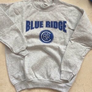 CBR-Camp Blue Ridge Crewneck Sweatshirt-Youth Large-Grey